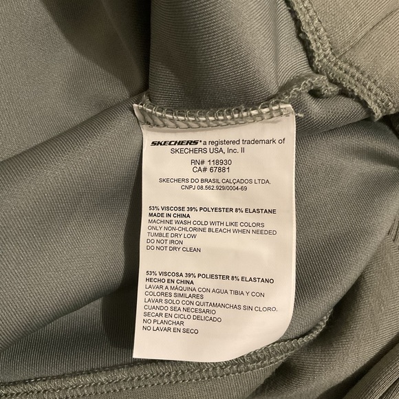 ✨️3 For $15✨️ NWT Sketchers Olive Green Sweatshirt Sz Small - Picture 4 of 6